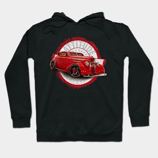 Attitude - 1936 Chevy Street Rod Hoodie